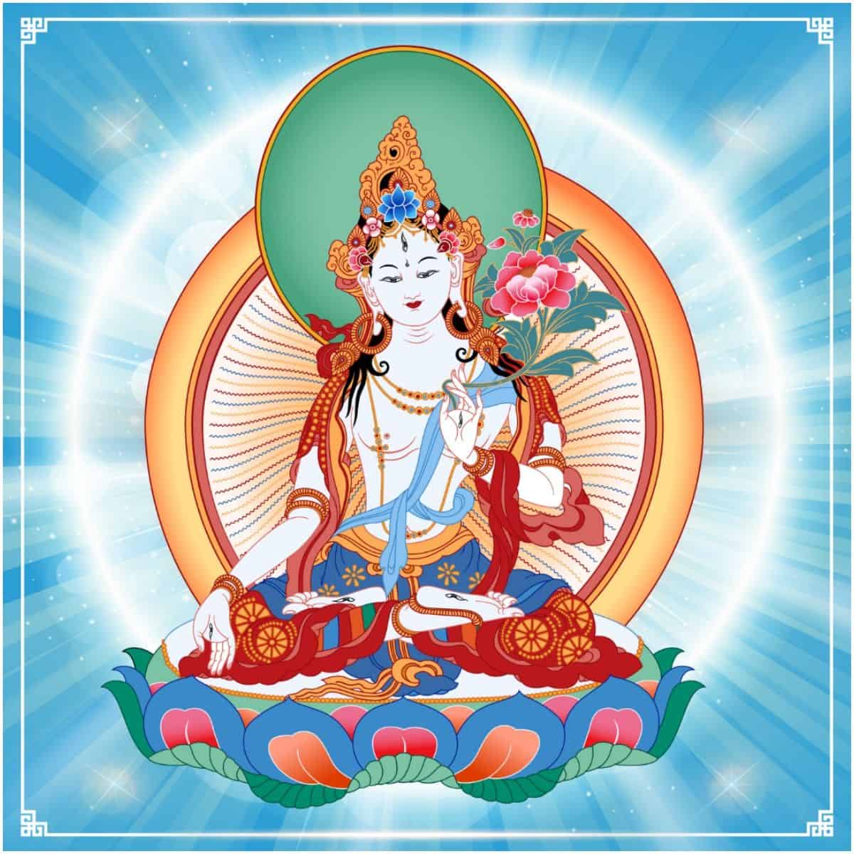 White Tara (Cintachakra) Mantra for Long Life: Meaning & Benefits ...