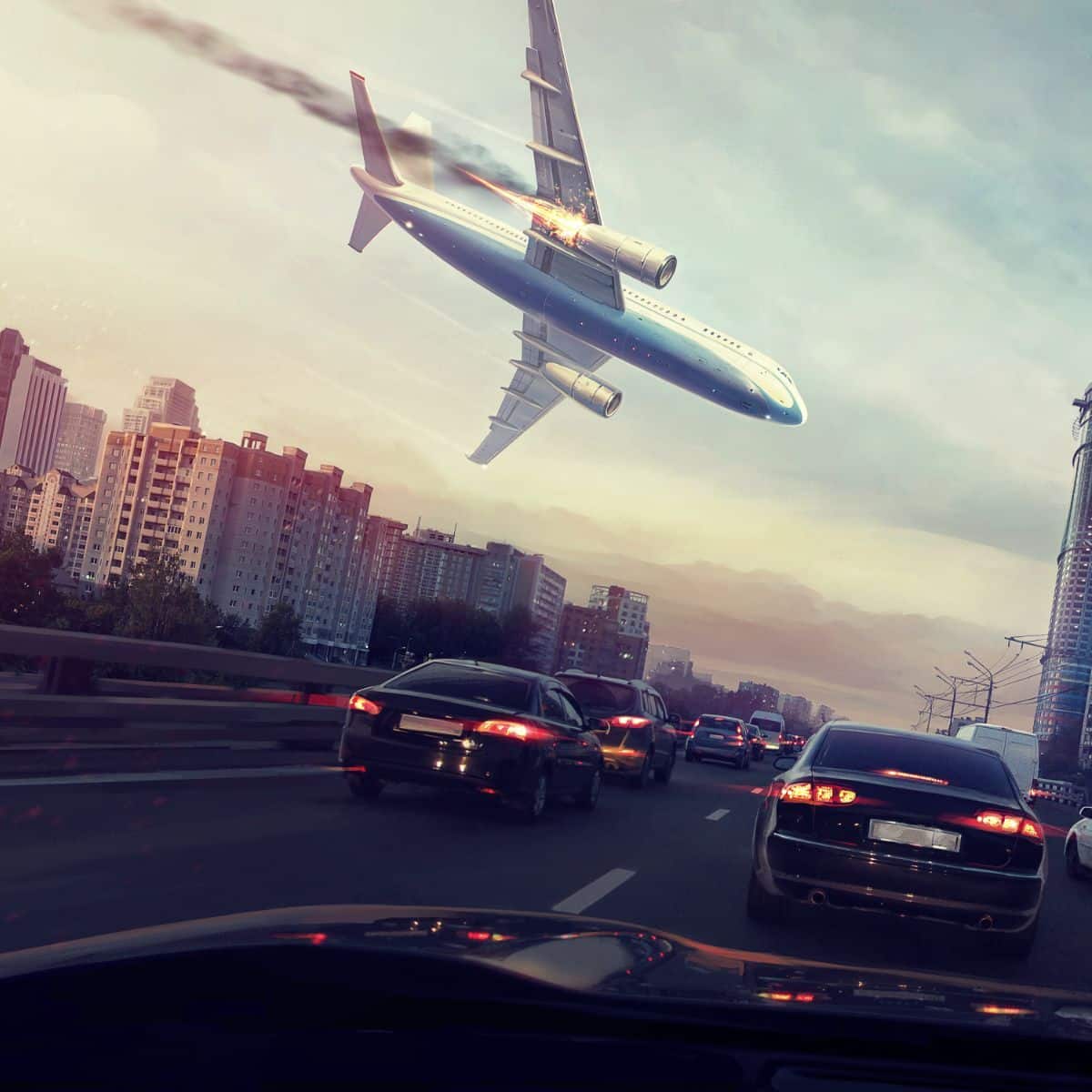 watching a plane crash dream meaning