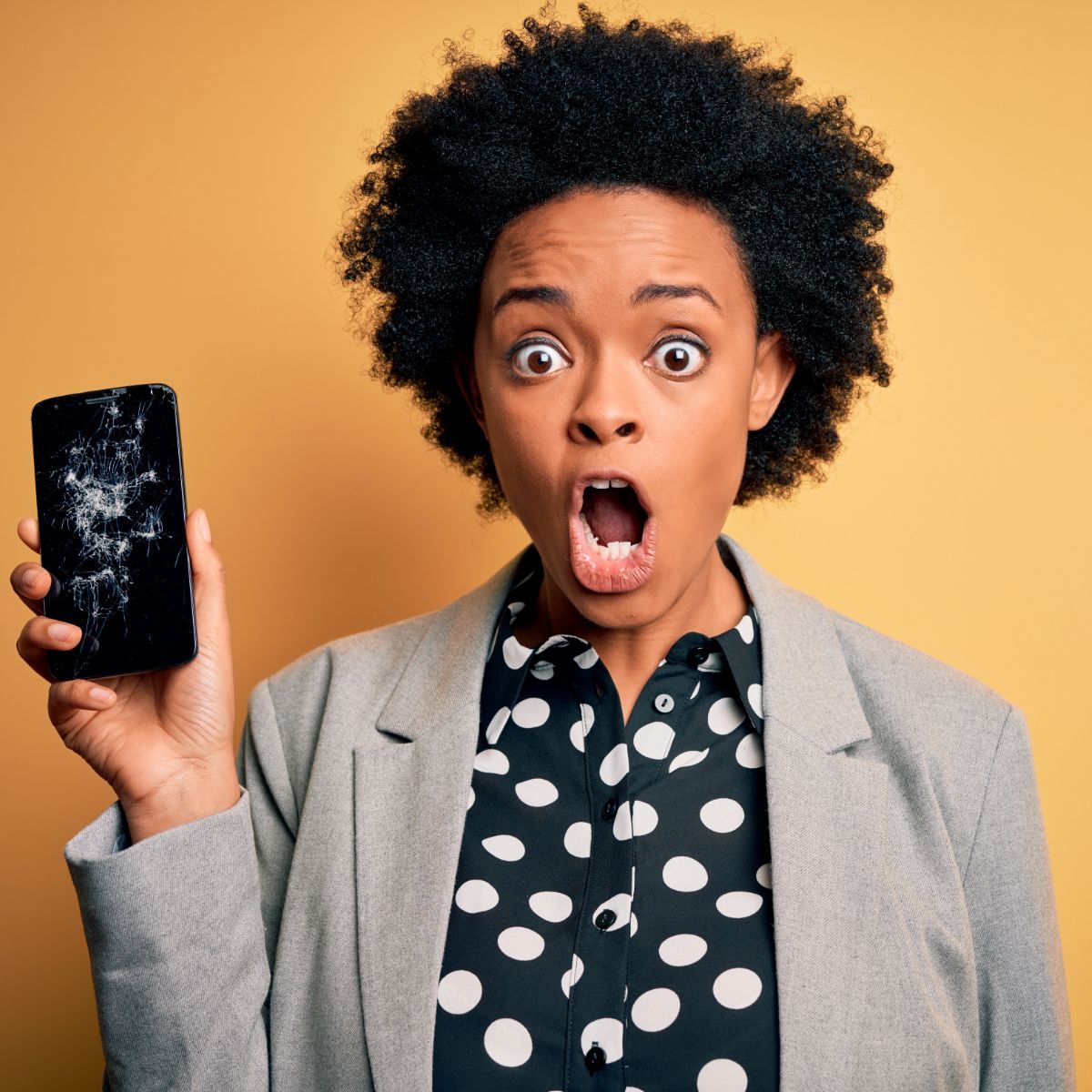 cracked phone screen meaning