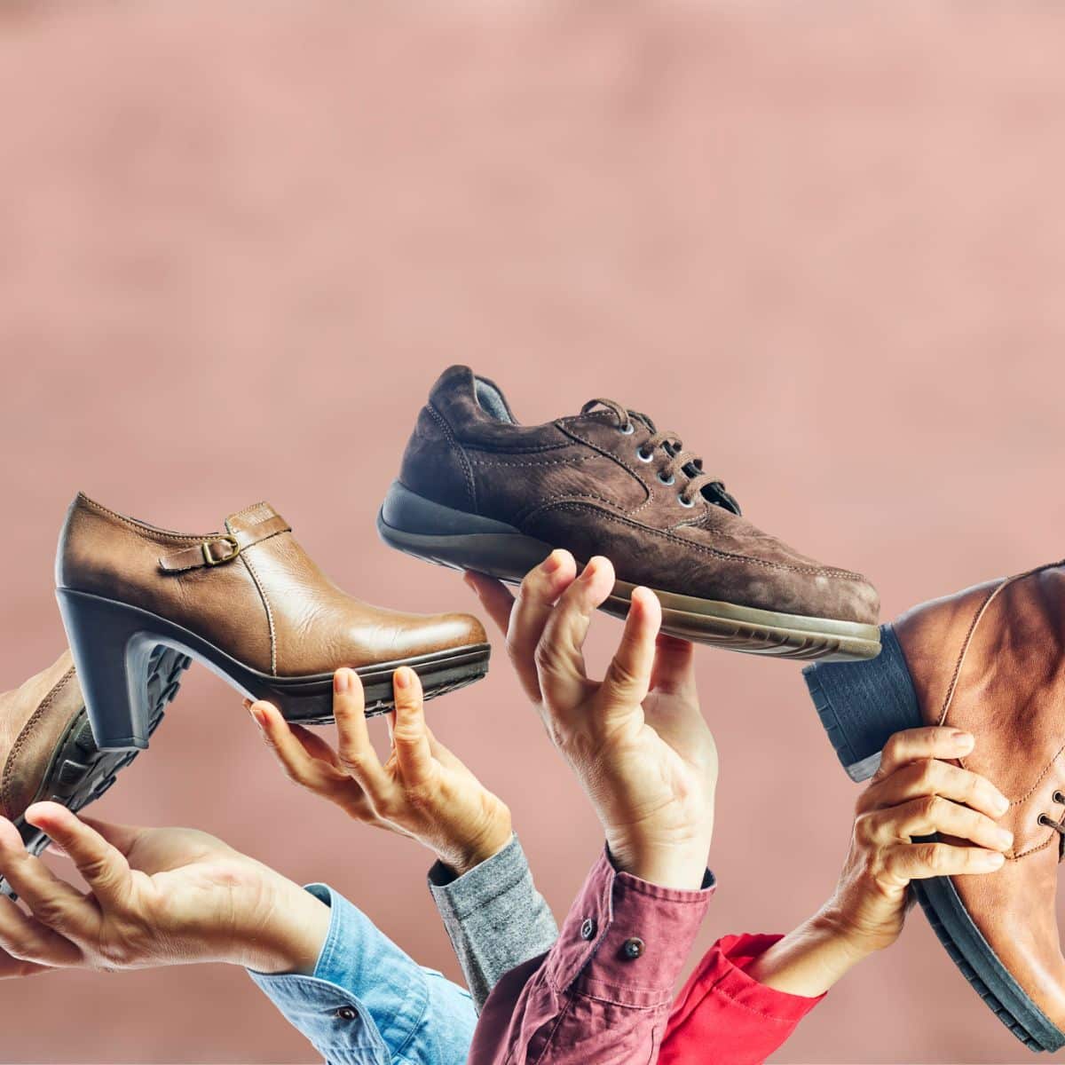 one shoe off and one shoe on meaning