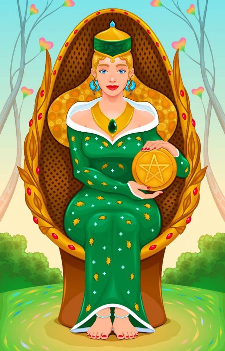 Queen of Pentacles as feelings Awakening State