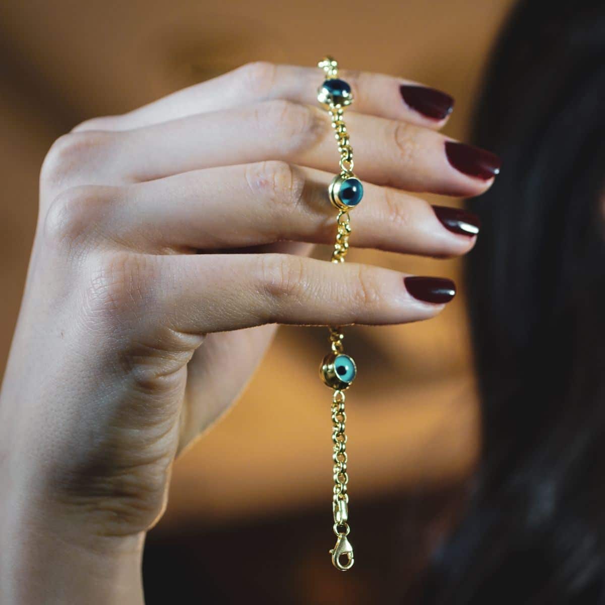 dark green evil eye meaning