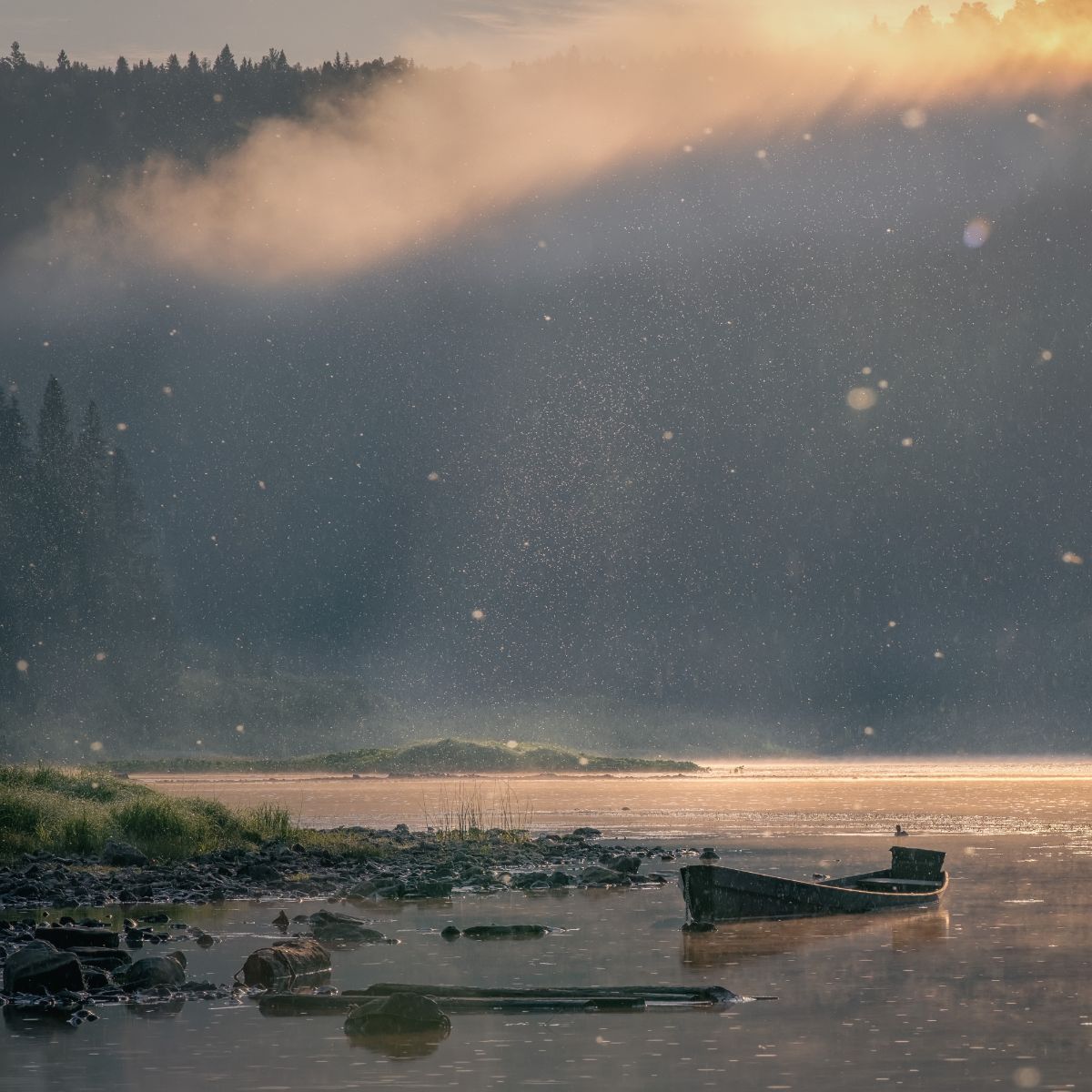 What is the spiritual meaning of a sunshower