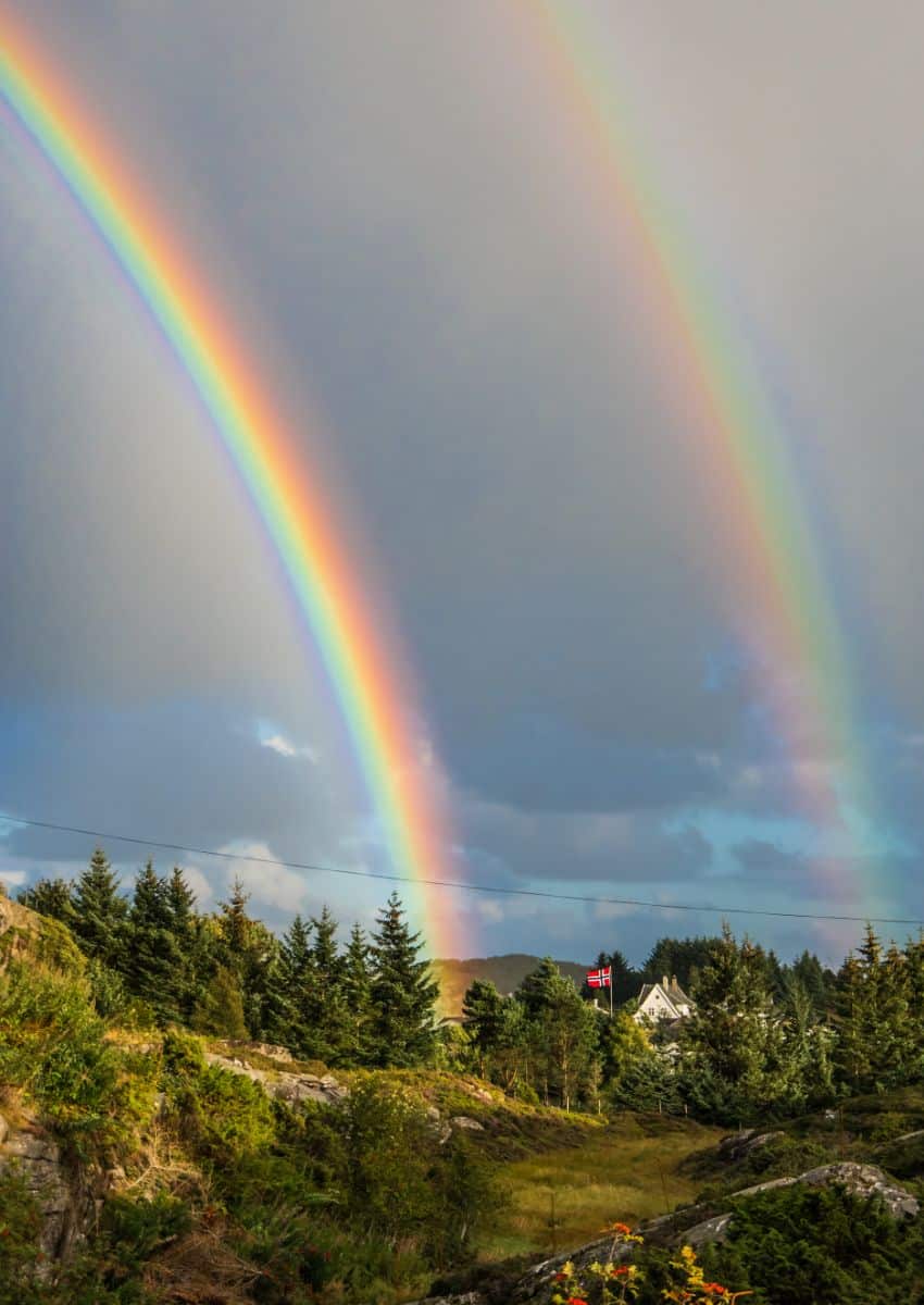 what does a double rainbow mean spiritually